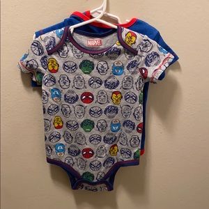 2 pack Marvel Bodysuit